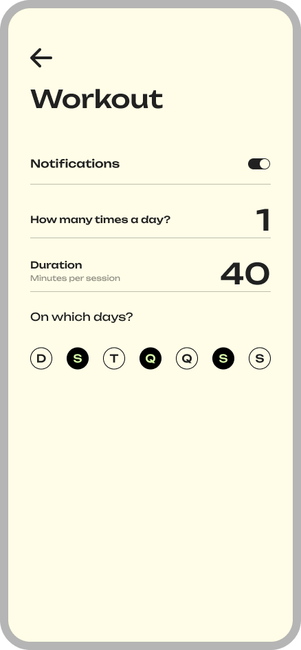 Consigo APP: Editable Templates Screen