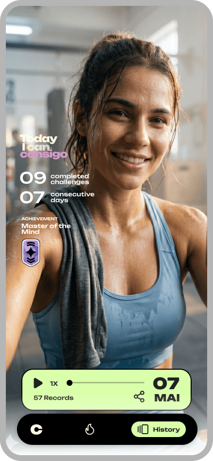 Consigo APP: History Screen