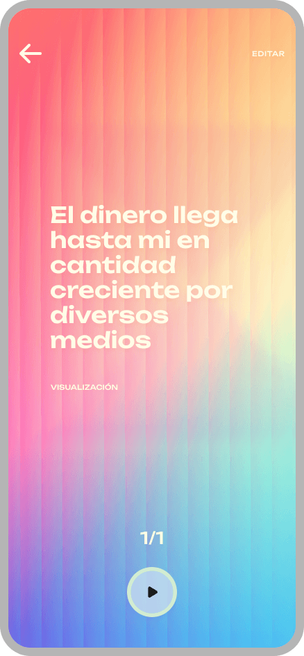Consigo APP: Pantalla Modo Inmersivo