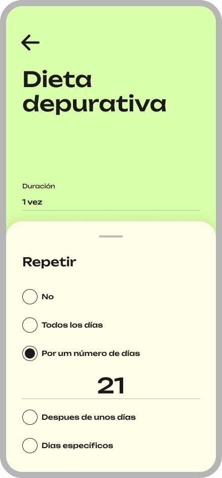 Consigo APP: Pantalla de Desafíos Personalizados